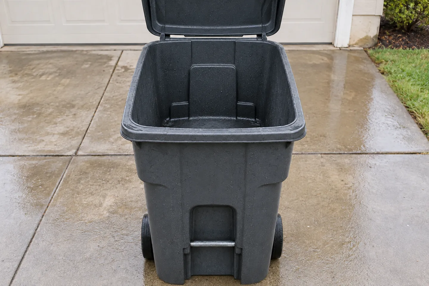 Clean version of a residential garbage bin